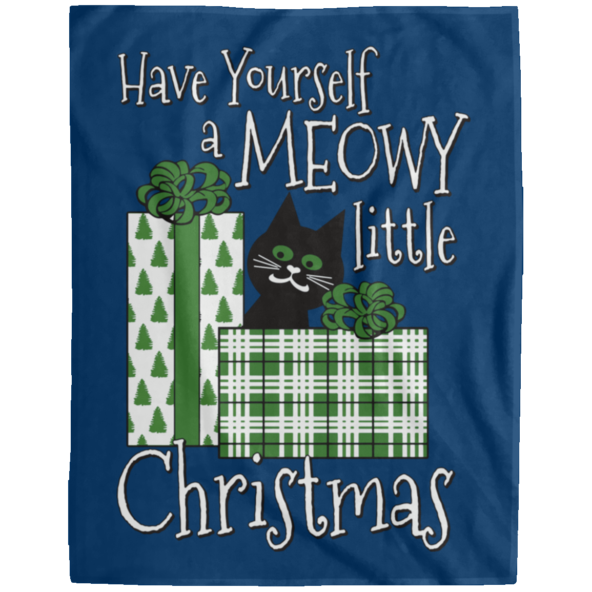 Meowy Little Christmas Blankets