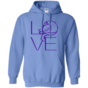 LOVE Cat Pullover Hoodie