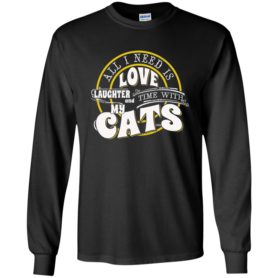 TIME with My Cats LS Ultra Cotton T-Shirt