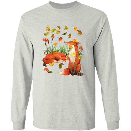 Fall Foxes Long Sleeve T-Shirt