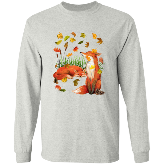 Fall Foxes Long Sleeve T-Shirt