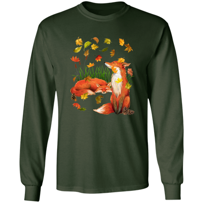 Fall Foxes Long Sleeve T-Shirt