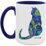 Iris Cat Mugs