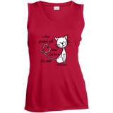 Dickens Cat Ladies Sleeveless Moisture Absorbing V-Neck