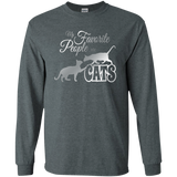 My Favorite People are Cats LS Ultra Cotton T-Shirt