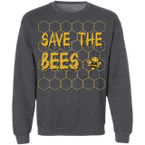 Save the Bees Crewneck Pullover Sweatshirt