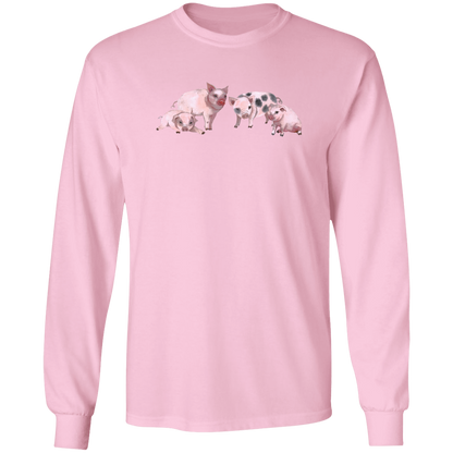 Four Pigs adjusted Long Sleeve T-Shirt