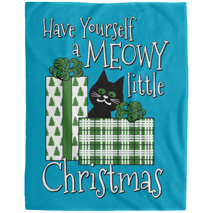 Meowy Little Christmas Blankets