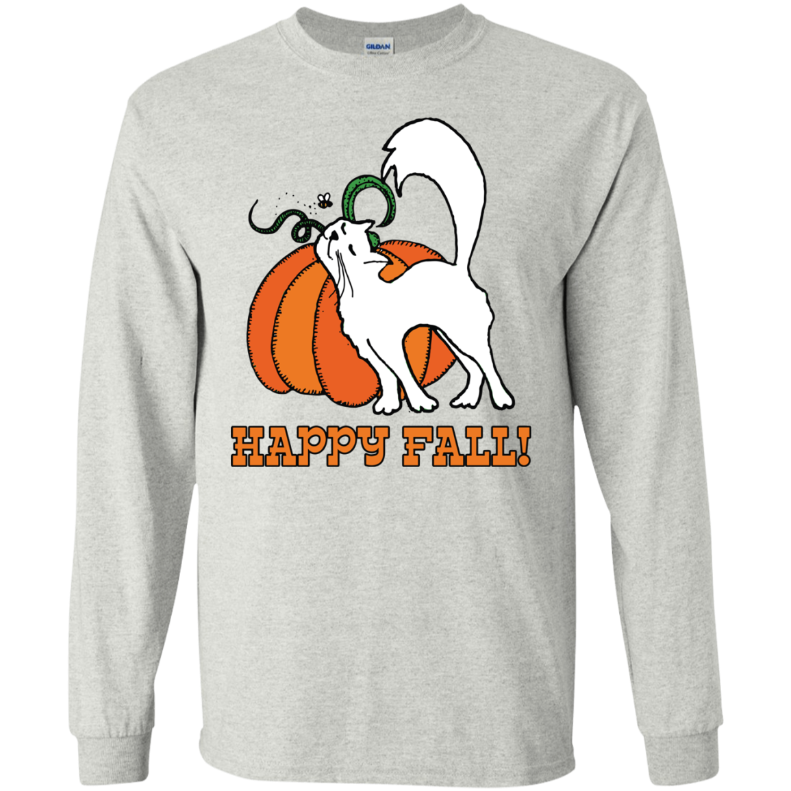 Happy Fall! LS Ultra Cotton T-Shirt