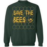 Save the Bees Crewneck Pullover Sweatshirt