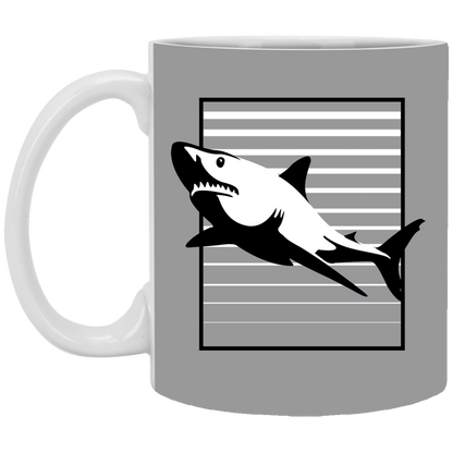 Shark Stripes Mugs