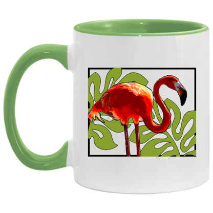 Flamingo and Leaves - Mugs