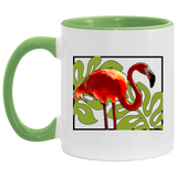 Flamingo and Leaves Mugs
