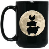 Farm Animal Trio Moon Mugs