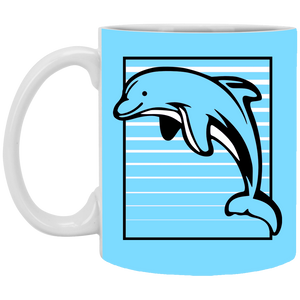Dolphin Stripes Mugs