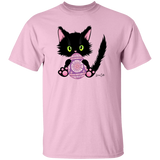 Lucky the Black Cat with Easter Egg T-Shirt