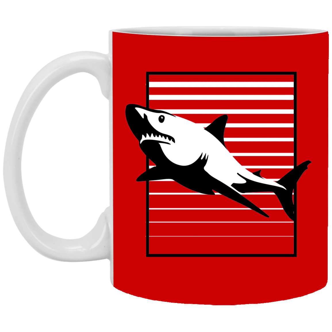 Shark Stripes Mugs