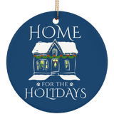 Home for the Holidays Ceramic Ornaments in 4 Shapes