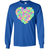 Heartful of Cats LS Ultra Cotton T-Shirt
