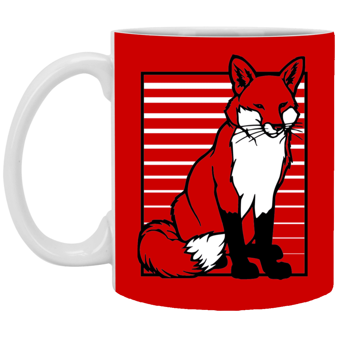 Fox Stripes - Mugs
