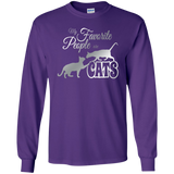 My Favorite People are Cats LS Ultra Cotton T-Shirt