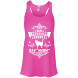 My Favorite People Say Meow Flowy Racerback Tank