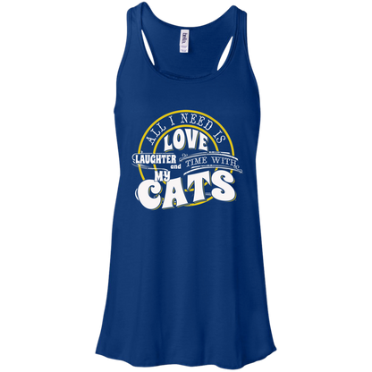 TIME with My Cats Flowy Racerback Tank