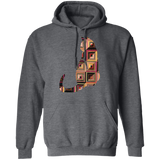 Log Cabin Cat Pullover Hoodie