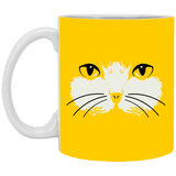 Cat Face White Mugs