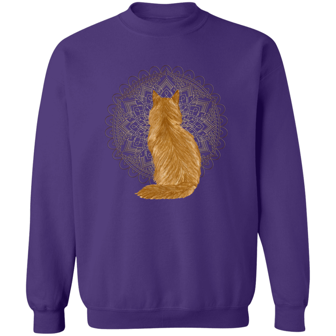 Zen Cat - Longhair Orange Sweatshirt