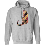 Log Cabin Cat Pullover Hoodie