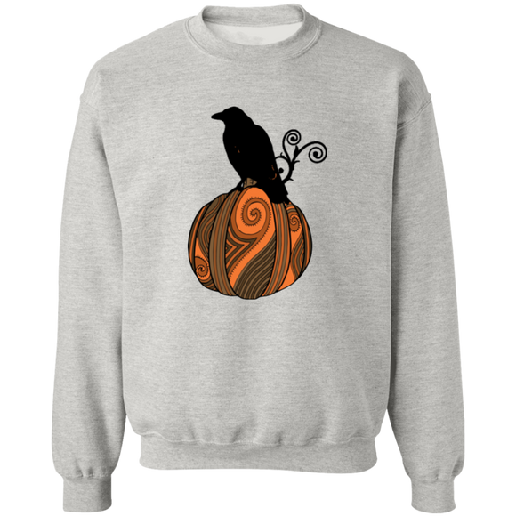 Pumpkin with Raven Sweatshirt