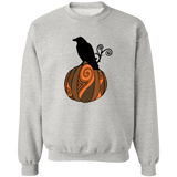 Pumpkin with Raven Sweatshirt