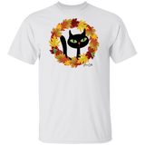 Victor in Fall Wreath Cotton T-Shirt
