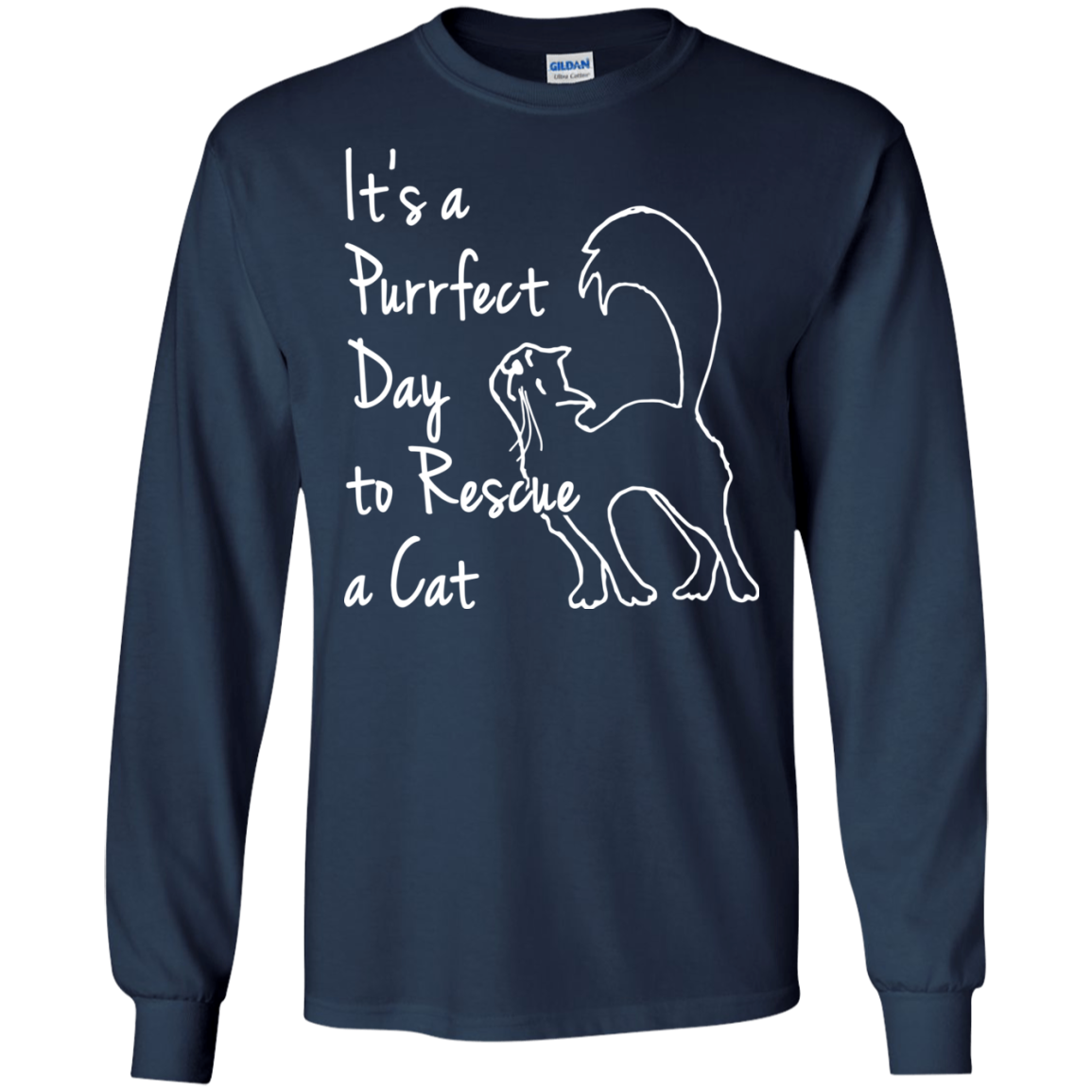 Purrfect Day LS Ultra Cotton T-Shirt