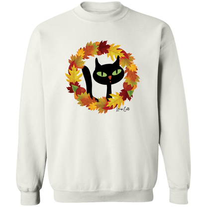 Victor in Fall Wreath Sweatshirt