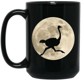 Ostrich Moon Mugs