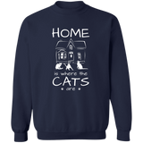Home is Where the Cats Are Sweatshirt