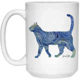 Starry Night Cat Mugs