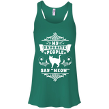 My Favorite People Say Meow Flowy Racerback Tank