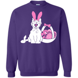 Easter Kitty Crewneck Pullover Sweatshirt