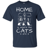 Home is Where the Cats Are Ultra Cotton T-Shirt