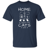 Home is Where the Cats Are T-Shirt