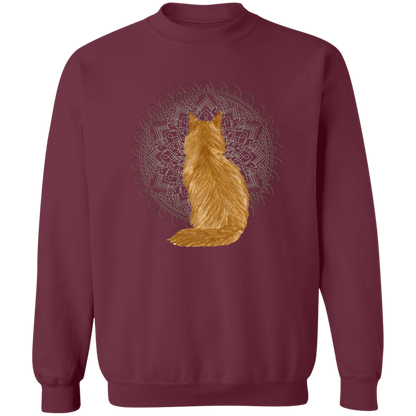 Zen Cat - Longhair Orange Sweatshirt