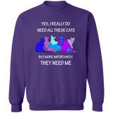 THEY NEED ME 2 blues Sweatshirt