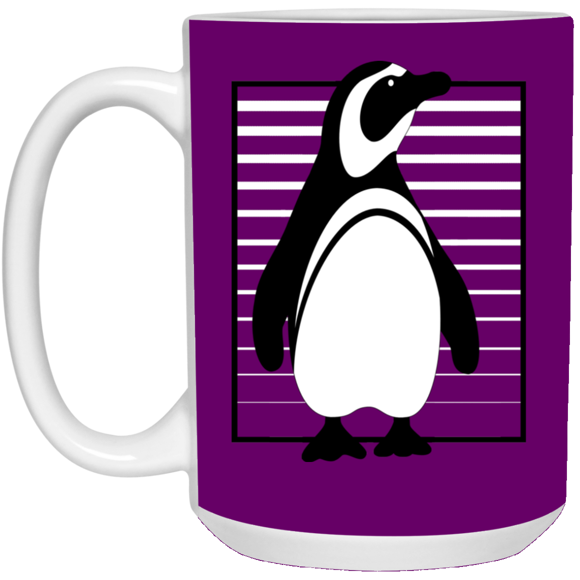 Penguin Stripes Mugs