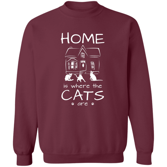 Home is Where the Cats Are Sweatshirt