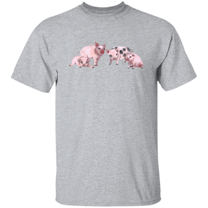 Four Pigs adjusted T-Shirt