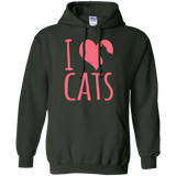I Heart Cats Pullover Hoodie