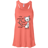 Dickens Cat Flowy Racerback Tank